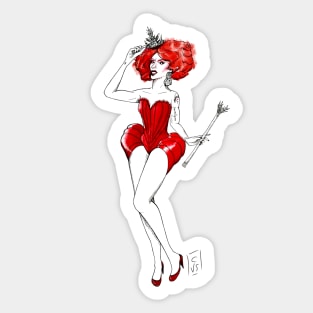 Red Queen Paloma Sticker